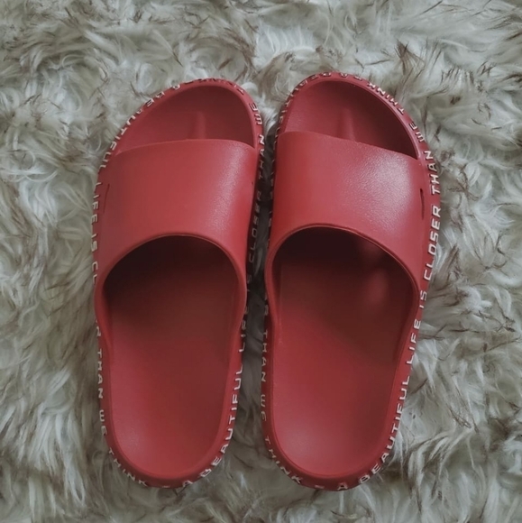 Unisex Summer Slippers Beach Slide Sandals Flip Flops Words Soft Sole 🌴 - Picture 5 of 8